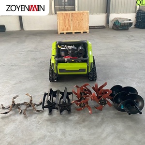 Tagliaerba Telecomandato per Uso Domestico, <span class=keywords><strong>Motozappa</strong></span> Rotante, Trituratore d'Erba Multifunzione Tutto in Uno - Product Image 3