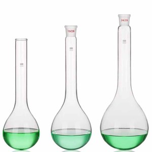 Phòng thí nghiệm thủy tinh <span class=keywords><strong>kjeldahl</strong></span> Nitơ sửa chữa bình mịn Miệng cổ dài mặt đất tiêu chuẩn Miệng chưng cất Bình cà tím hình bình - Product Image 1