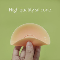 Cache-tétons en silicone mat respirant sans couture, doux, réutilisable, imperméable, adhésif, patchs pour seins, lingerie intime
