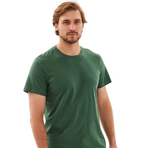 เสื้อยืดคอตตอนพรีเมียม 30/1 สำหรับผู้ชาย เนื้อผ้านุ่ม ระบายอากาศดี คอกลม ทรงปกติ ใส่ได้ทุกวัน สวมใส่สบาย คุณภาพส่งออก - Product Image 1