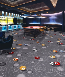 Alfombra de Nailon Impresa de Estilo Moderno para Cines y Casinos, Alfombra de Pared a Pared - Product Image 3