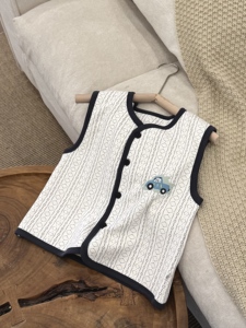 En stock, <span class=keywords><strong>gilet</strong></span> pour enfants, imprimé à carreaux, imprimé éléphant, doublure en coton et soie à double couche, veste sans manches pour garçons et filles, prêt à être expédié, vente en gros - Product Image 4