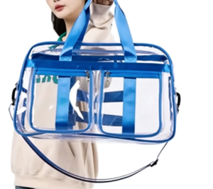 Bolsa de Viaje Transparente de PVC Impermeable de Gran Capacidad para Estilistas Profesionales, para Maquillaje y Viajes, para Mujeres - Product Image 2