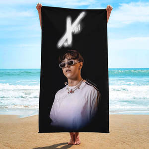 Offre Spéciale conception personnalisée La Diabla garçon xavi super doux absorbant résistant à la décoloration coton enfants grande salle de bain piscine serviette de plage - Product Image 2