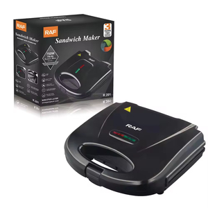 European Style Automatic Household Sandwich Waffle Toast <b>Breakfast</b> <b>Maker</b> Double-Sided Heating Non-Stick USB Powered Plastic - Product Image 4
