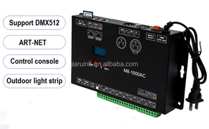 M8-1000AC lập trình LED Strip xây dựng chiếu sáng dự án DMX512 RJ45 Mạng đồng bộ hóa 8 kênh Led điều khiển - Product Image 5
