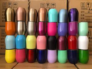 Double paroi en acier inoxydable 304, tasse à œufs isolée sous vide, <span class=keywords><strong>Thermos</strong></span> à café avec couvercle, gobelet à vin de voyage - Product Image 3