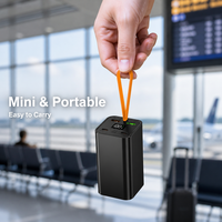 Nouvelle batterie externe portable en alliage d'aluminium 22,5 W à charge ultra-rapide, 20 000 mAh, grande capacité, chargeur de téléphone avec logo personnalisé