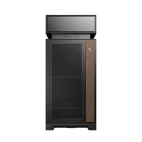 Boîtier en acier Deepcool Cl6600 Mid Tower noir, prend en charge les cartes graphiques de 388 mm, carte mère MicroATX refroidie par air de 175 mm, interface Type-C