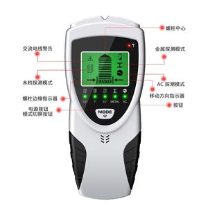 เครื่องตรวจจับผนัง<span class=keywords><strong>5</strong></span>-in-1 SH-301, เครื่องตรวจจับลวดไม้โลหะติดผนังปลอดภัยพร้อมแกนไฟน์เดอร์วัสดุพลาสติกได้รับการรับรองจาก ROHS - Product Image 1
