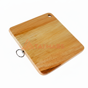 Tabla de cortar de bambú de 1,5 cm de grosor cuadrada antideslizante elegante y segura apta para lavavajillas para carne frutas verduras hierbas - Product Image 1