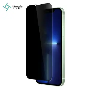 LFD647 Phone privacy screen use 4 way 360 degree tempered glass privacy For iphone 12 13 Pro film phone privacy screen protector