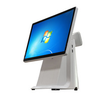 Terminal de sistema pos para restaurantes, dispositivo con pantalla táctil de 15,6 pulgadas, i3, 128GB, cajero