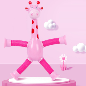 Trẻ Em Của Chống-Căng Thẳng Bóp Đồ Chơi Kính Thiên Văn Con Hươu Cao Cổ Đồ Chơi Giáo Dục Với Cốc Hút Căng Thẳng Cứu Trợ Quà Tặng Cho Trẻ Em - Product Image 3