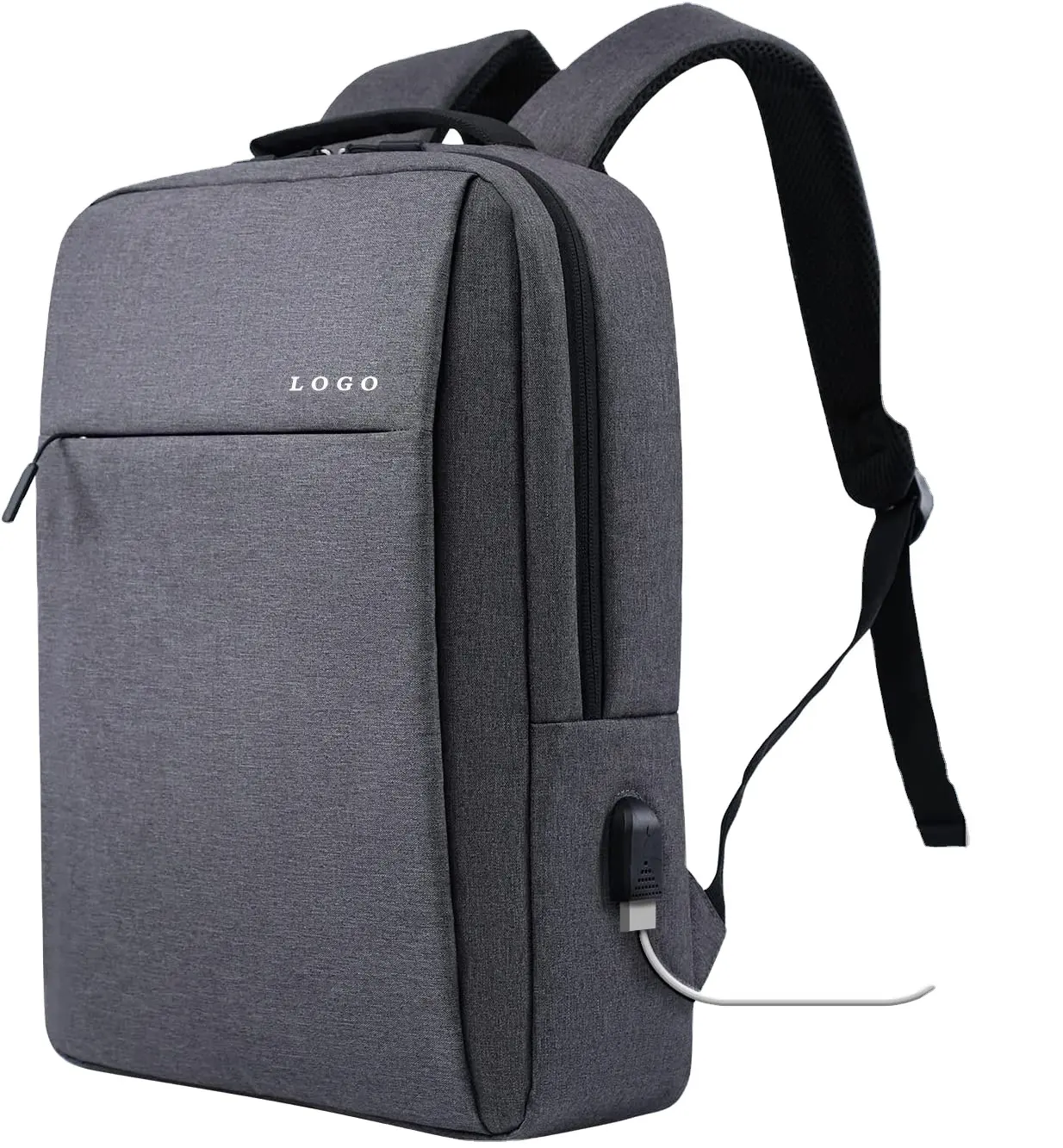Рюкзак для ноутбука Порт водоотталкивающая Путешествия Рюкзак Повседневная мода большой компьютерный рюкзак с зарядкой от USB