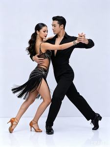 Chaussures latines noires pour hommes <span class=keywords><strong>de</strong></span> 3,5 cm, chaussures d'enseignement <span class=keywords><strong>de</strong></span> la <span class=keywords><strong>danse</strong></span> rythmique, chaussures <span class=keywords><strong>de</strong></span> tango, <span class=keywords><strong>salsa</strong></span>, samba avec semelle en daim pour l'intérieur - Product Image 3
