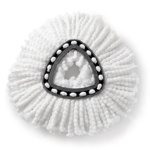 Compatible with <strong>Vileda</strong> Spin <strong>Mop</strong> <strong>Head</strong>, <strong>Vileda</strong> Triangular <strong>Mop</strong> Pad, Ocedar Dry and Wet Dual-Use Fiber Replacement Cloth - Product Image 6