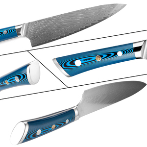 XITUO Damasco cuchillo de acero inoxidable cocina especial afilado conjunto <span class=keywords><strong>cuchillos</strong></span> <span class=keywords><strong>cortar</strong></span> verduras y <span class=keywords><strong>carne</strong></span> suministros de cocina con G10 - Product Image 4