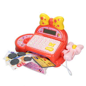 Contador de supermercado FiveStar para niños, carrito de compras de caja registradora preescolar de plástico con juego de simulación para niños - Product Image 4