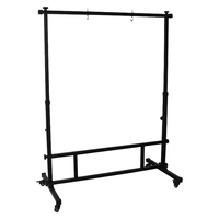 Support de gong détachable à montage rapide avec roues, cadre métallique stable, installation facile, support de gong pour la sonothérapie CN;SHN