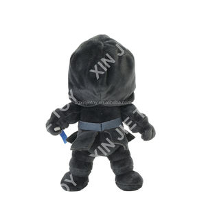 Peluche Samurai Nero in Cotone PP, Peluche <span class=keywords><strong>Darth</strong></span> Vader Personalizzabile, Peluche Jedi Nero con Lama Blu, con OEM ODM - Product Image 4