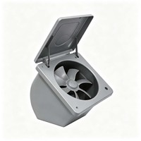 Ventilateur industriel pour élevages avicoles, serres et élevages de bétail, en acier galvanisé résistant à la corrosion, à grand volume d'air, pour la ventilation et le refroidissement
