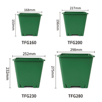 Pots de fleurs créatifs minimalistes pour l'intérieur et l'extérieur, en plastique PP de haute qualité, 20 pouces de hauteur, grande taille, trou de drainage, légers