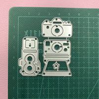 Alat Template Embossing Logam Mini DIY untuk Scrapbooking, Pembuatan Kartu, dan Dekorasi Kerajinan Album Foto