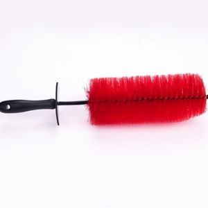 Car Wash <b>Brush</b> 47 Inch Red PP Material Wheel Cleaning Tool For Car <b>Detailing</b> - Product Image 1