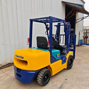 Counterbalance Forklift with 3-4.5m Lifting Height for Stacking Japan Komatsu FD30 3ton Mini Used Forklift Track <b>Side</b> Shifter - Product Image 5