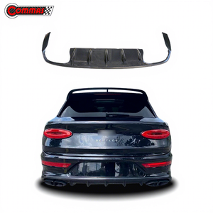 Lèvre de pare-chocs arrière en fibre de carbone sèche style V8S 2020-2025 pour Bentley Bentayga, lèvre de diffuseur arrière, pièces de modification automobile - Product Image 1