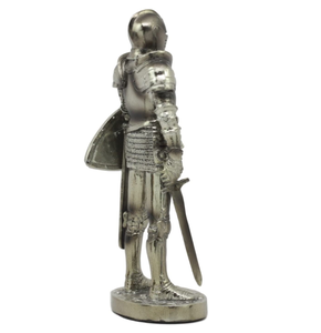 Ebros armadura Medieval estatua 7 "de alto <span class=keywords><strong>valiente</strong></span> espadachín <span class=keywords><strong>valiente</strong></span> León Caballero estatuilla - Product Image 4