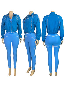 Conjunto Deportivo de <span class=keywords><strong>Dos</strong></span> Piezas 2025, Ropa de Moda, Pantalones Deportivos, Conjunto de <span class=keywords><strong>Dos</strong></span> Piezas para Mujer, Ropa de Yoga, Conjunto de Leggings - Product Image 4