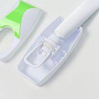 Soporte de pared familiar antipolvo para pasta de dientes, dispensador de 5 ranuras para cepillos de dientes, exprimidor automático de pasta de dientes, juego de soporte. ¡Gran oferta!