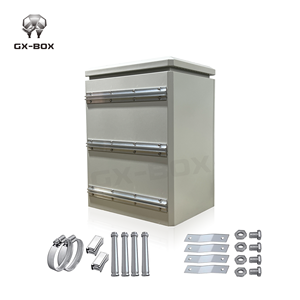 19 inch chuyển đổi mạng Tủ ngoài trời thiết bị viễn thông không thấm nước hộp điện bao vây Tủ Pin - Product Image 5