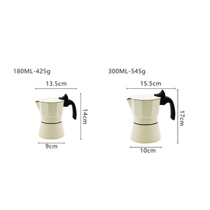 3/6Cups Coffee Manual Machine Stovetop Italian Cafetera Moka Pot Espresso <b>Maker</b> Stainless Steel Coffee Brewer Kettle Mocha Pot - Product Image 3