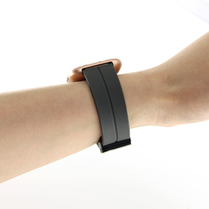 Bracelet de montre à boucle pliante magnétique en métal en silicone pour <span class=keywords><strong>Fitbit</strong></span> Versa 1 <span class=keywords><strong>2</strong></span> Lite accessoires de montre intelligente réglables étanches - Product Image 6