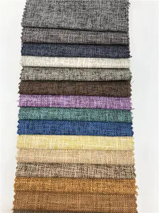 चीन कारखाने के घर सजाए लिनन के रूप कपड़े असबाब पॉलिएस्टर नकली कपड़े सोफे के लिए सोफा कवर के लिए फर्नीचर कपड़े - Product Image 4