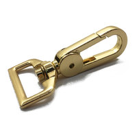 Mousquetons pivotants de luxe en alliage de zinc étanche de 25/32/38 mm pour sacs à main, crochets de chien, fermoirs à ressort et quincaillerie de chaîne