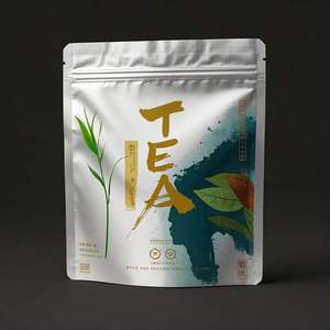 Pochette debout à fermeture éclair refermable écologique Sacs d'emballage de thé en vrac imprimés personnalisés pour sushi d'aliments pour animaux de compagnie-Vente en gros en vrac - Product Image 5