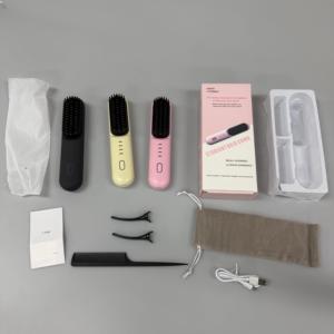 Mini Peine Alisador de Cabello Portátil 0728, Cepillo Profesional con Batería de Larga Duración, Versátil y de Peinado Rápido - Product Image 4