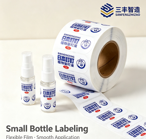Custom Acrylic Adhesive Sticker Japan Dingding 50ml Cooling Anti-Itch Roll-On Liquid Waterproof Soothing Care Products - Product Image 5