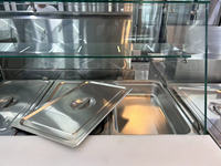 Comptoirs réfrigérés pour sandwichs, pizzas, salades, réfrigérateur / comptoir à salades réfrigérés / comptoir de présentation de salades