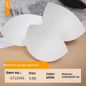 1/2 tampon en mousse dure insérer éponge soutien-gorge tasse robe de mariée coussinets d'allaitement pour tenue de soirée Stock accessoire approvisionnement pour vêtements intimes - Product Image 2