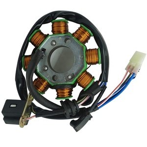 Bobina Statore Generatore Moto 8 Poli 125CC per <span class=keywords><strong>PLASTINO</strong></span> 125, PLATINO125, PULSAR 135LS, PULSAR135LS - Product Image 2