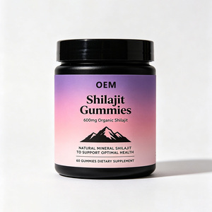 Gomitas Veganas de Resina Pura de Shilajit Natural del Himalaya al por Mayor para Adultos - Apoyo Inmunológico y Energético para Mujeres Embarazadas - Product Image 1