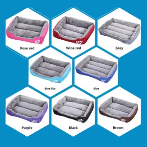 Rechteck benutzer definierte Logo gedruckt Hund Schlaf matte Haustier Bett Hund Katze Bett - Product Image 3