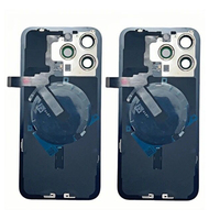 Cristal Trasero de Fábrica (Reparación Rápida) para iPhone 14 Plus 15 Pro Max, Tapa de Batería Original con Reemplazo de Lente de Cámara Inalámbrica