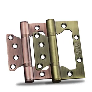 Popular Door Hinge 2.8mm Security Stainless Steel 201 Satin Customization Butterfly Sub Mother Hinge Doors