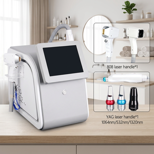 Machine d'épilation au laser diode 2-en-1 et d'élimination de tatouages par picoseconde, ensemble complet de poignées, pour usage commercial en esthétique, vente en gros à prix abordable - Product Image 1